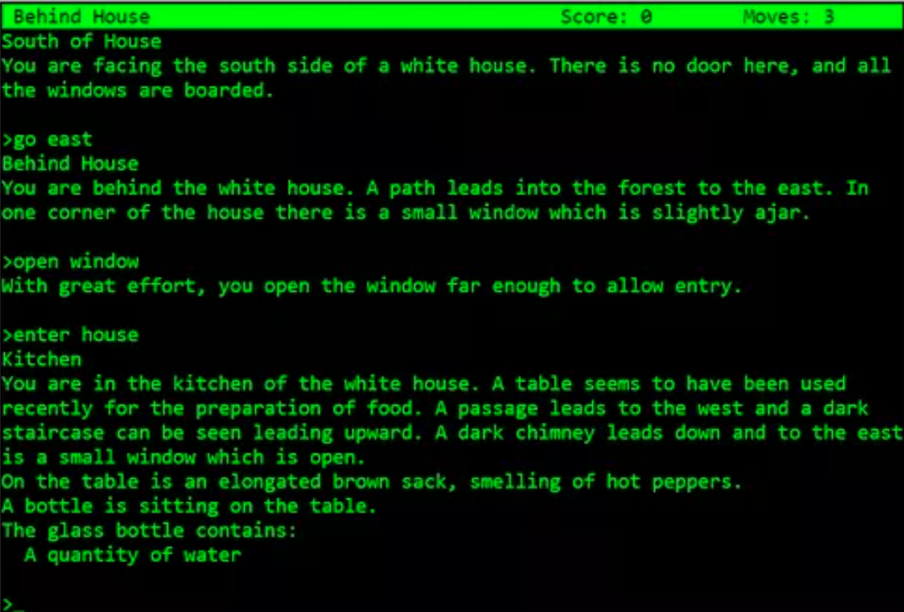 Zork I Gameplay